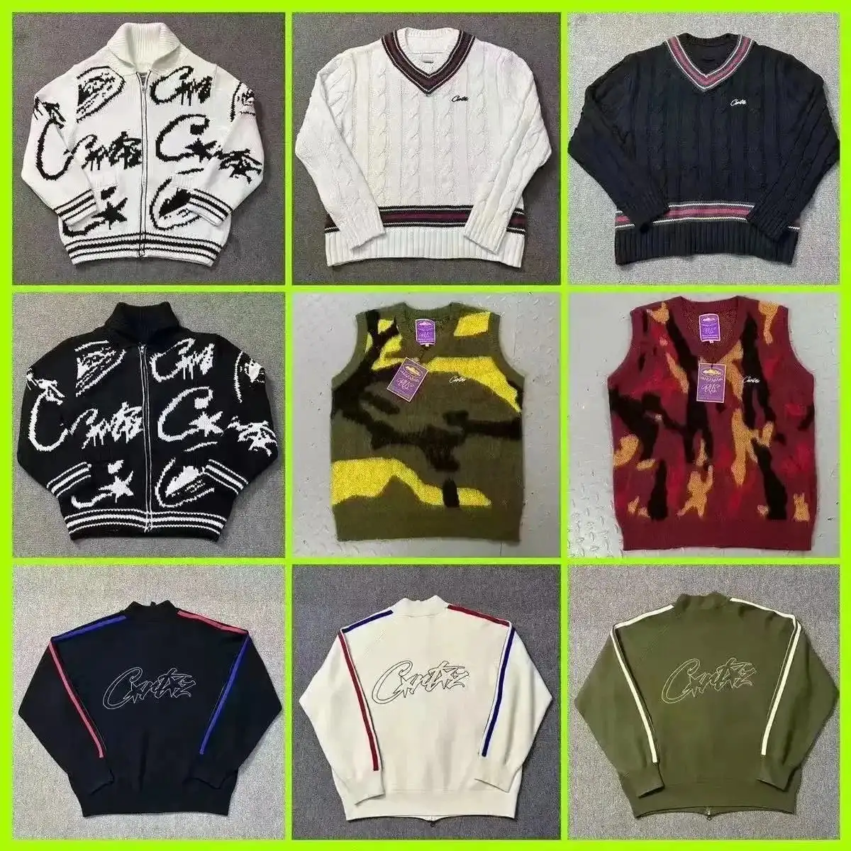 Corteiz Sweater Jacket Set
