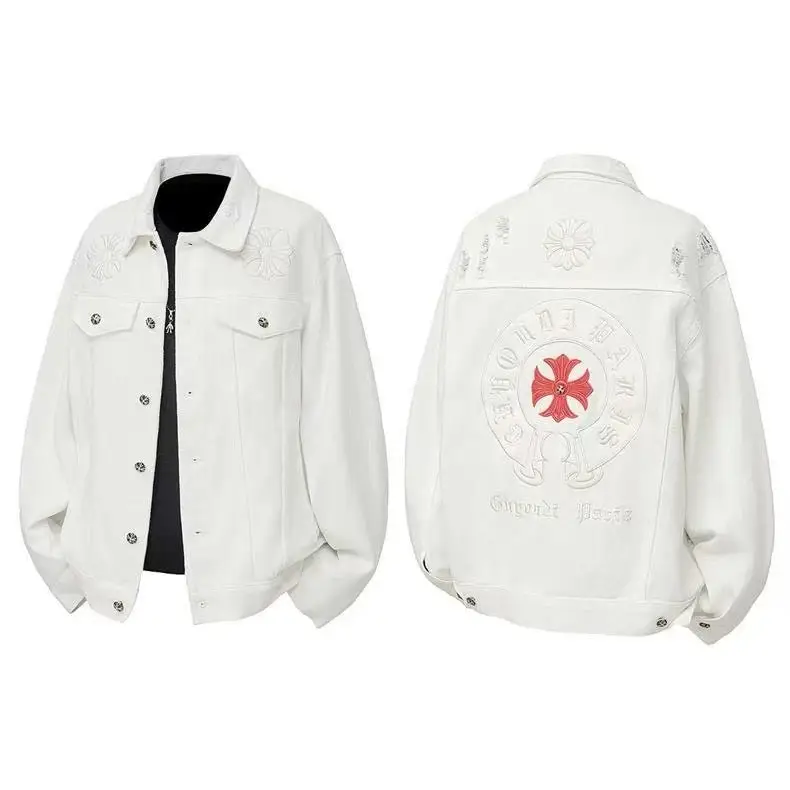 Chrome Hearts Cross Embroidery Denim Jacket