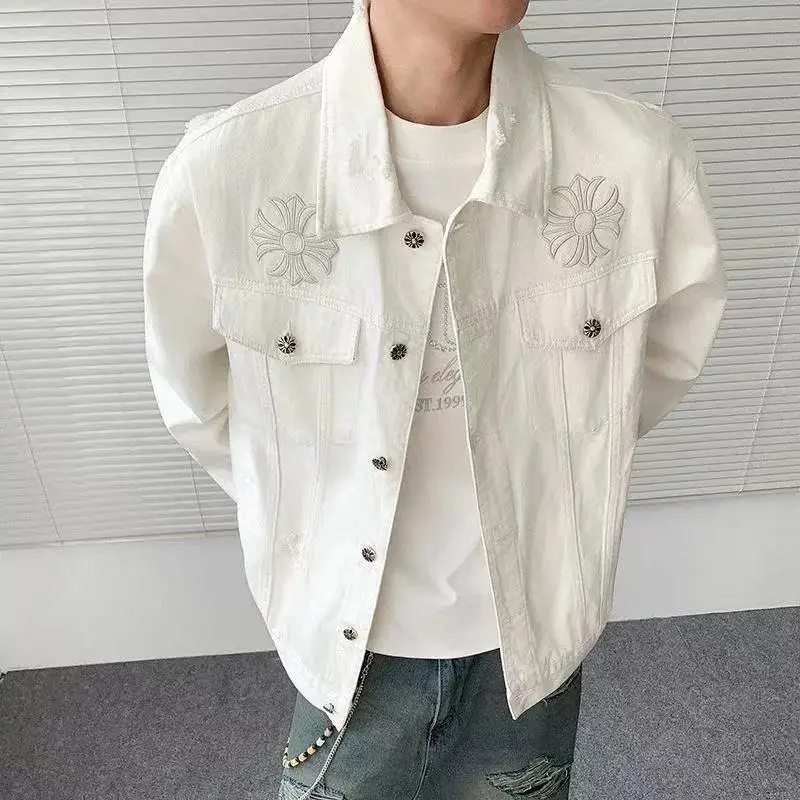 Chrome Hearts Cross Embroidery Denim Jacket 3