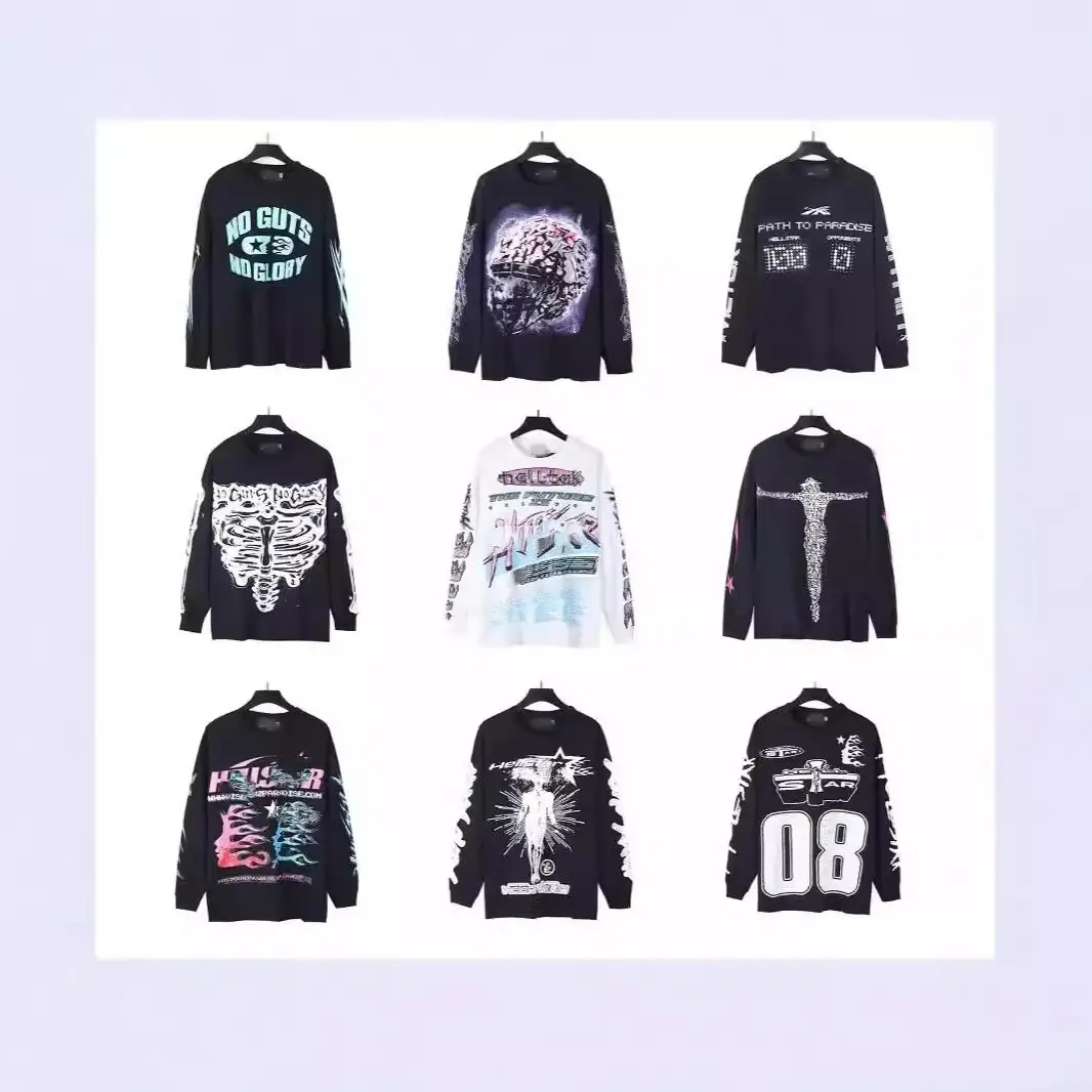 Hellstar Long Sleeve Graphic Sweatshirts
