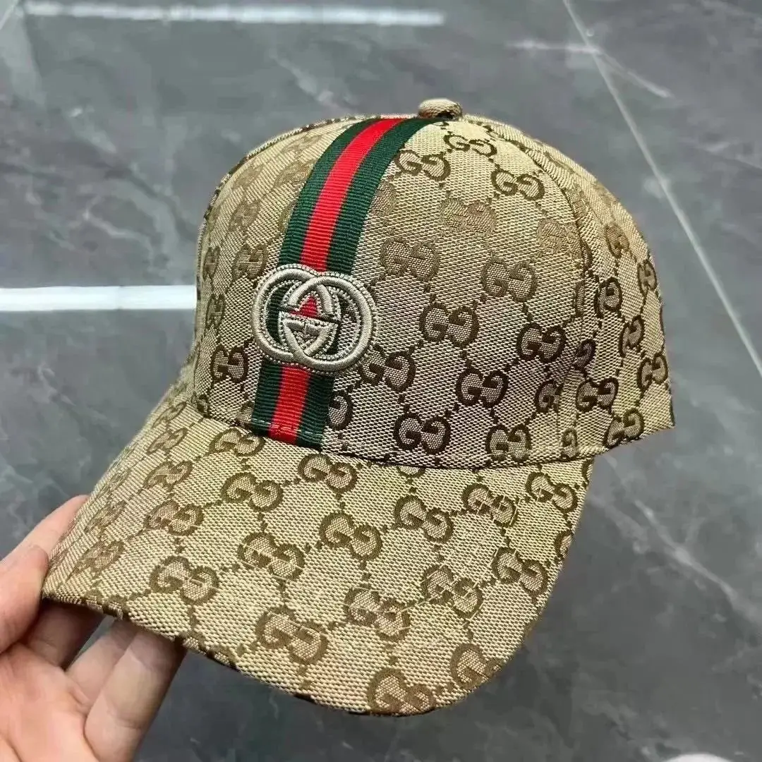 Burberry Check & Louis Vuitton Monogram Baseball Caps 2