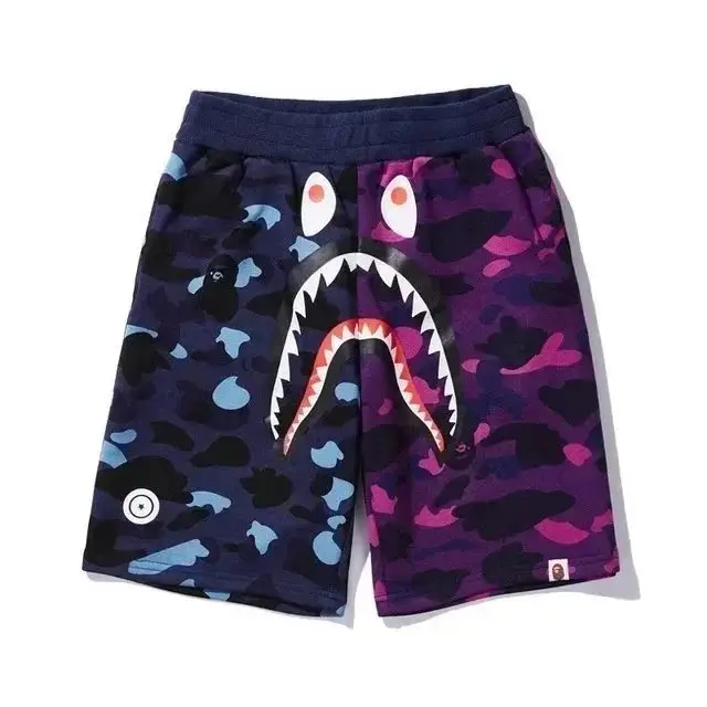 Bape Shark Camo Beach Shorts 4