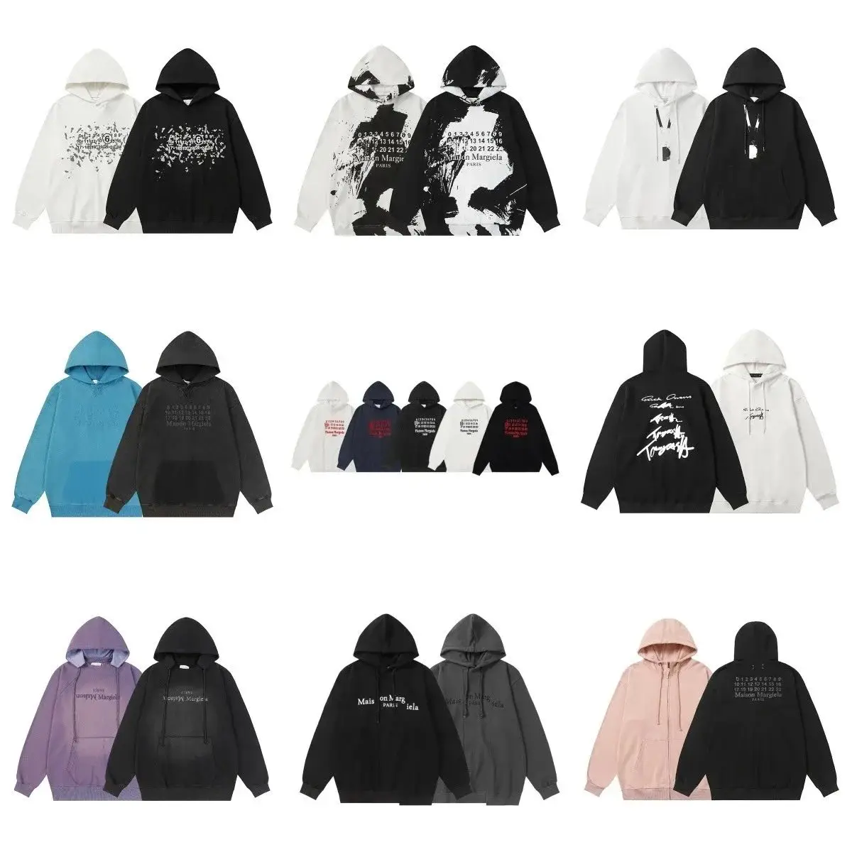 Maison Margiela Graphic Print Hoodie